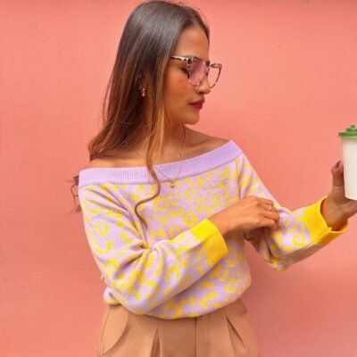 Sweater Bandeja Lila Pop