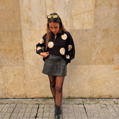 Sweater Polka Black