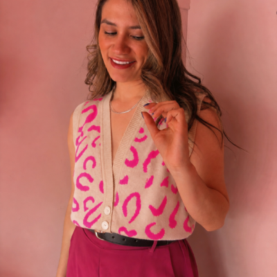 Chaleco Nude Print