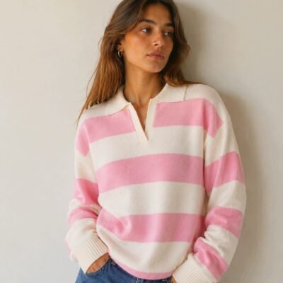 Sweater Polo Rosé