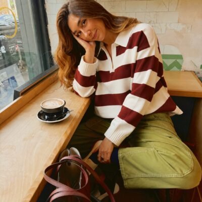 Sweater Polo Vino
